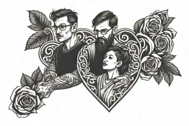 Family Mom Dad 2 Brothers