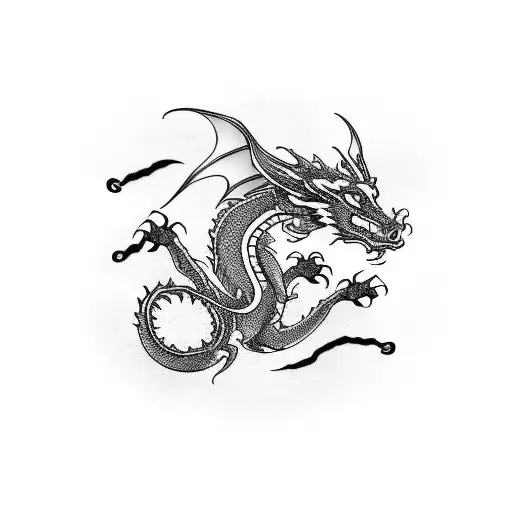 Dragon Themed Full Arm