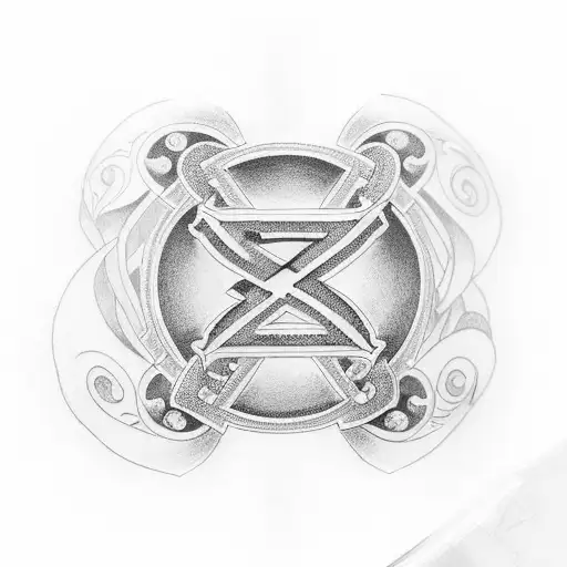 Wedding Ring With Initials C And M