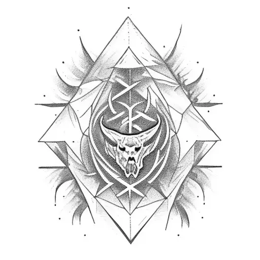 Incorporate Gothic Elements Into A Tattoo Inspired By The Forester Occupation Using Blackwork Style