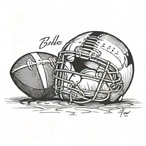 Incorporate A Favorite Bible Scripture Into A Football-themed Design