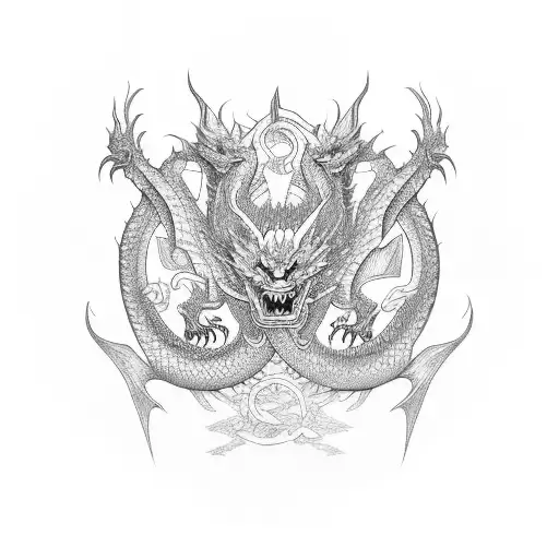 Gotic Dragon Full Body