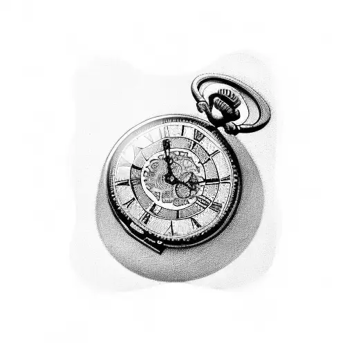 Pocket Watch Playing Card