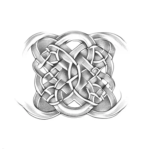 Celtic Knot With Snakes
