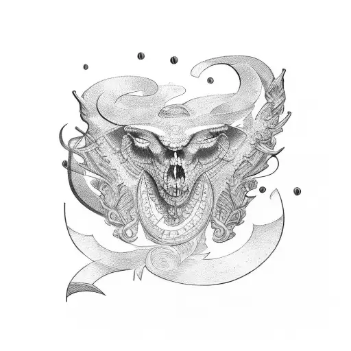 Roman Numbers 3 With The Left And Right Ones As Outlines