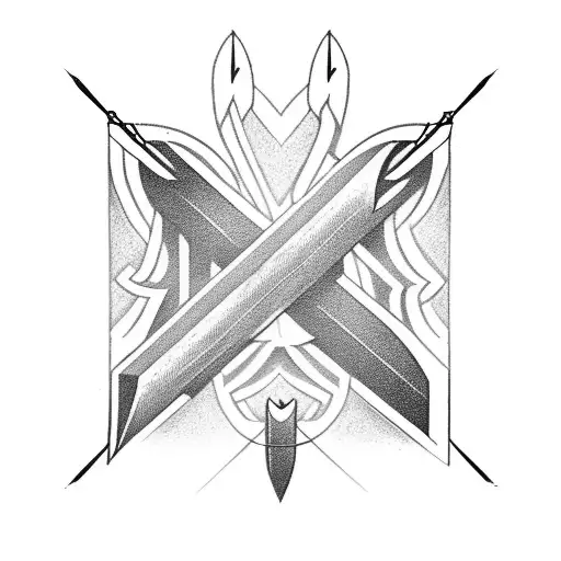 Arrow With The Letters Avdc