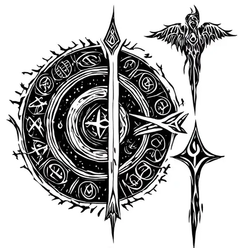 Nordic Runes Of The God Of Lies