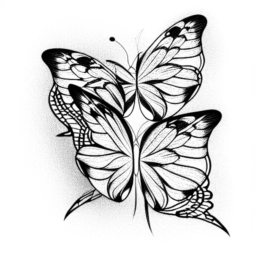 Baby With Butterflies