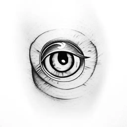 Eye With A Sword Going Through It