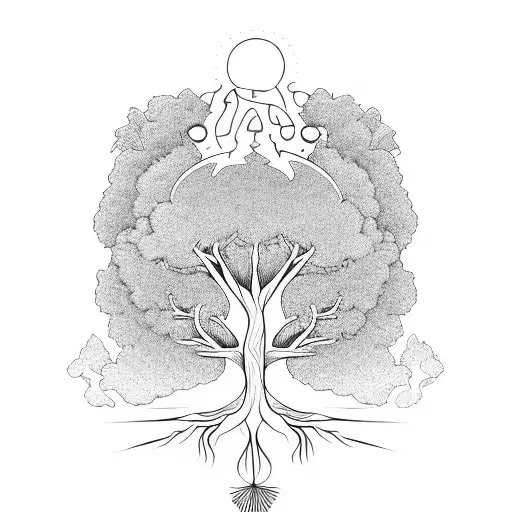 Tree Of Life With Dog