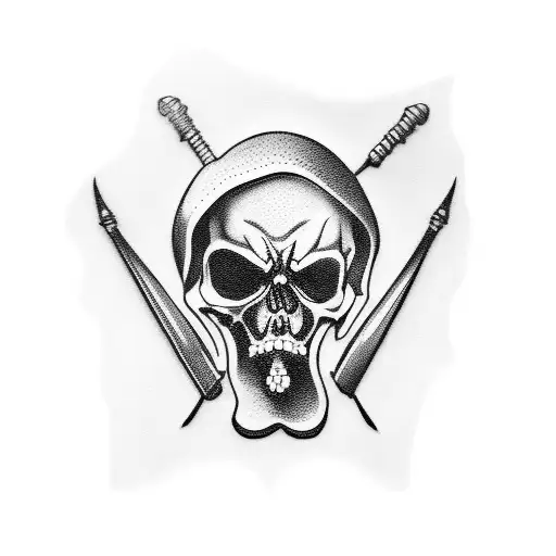 Grim Reaper On Motorcycle