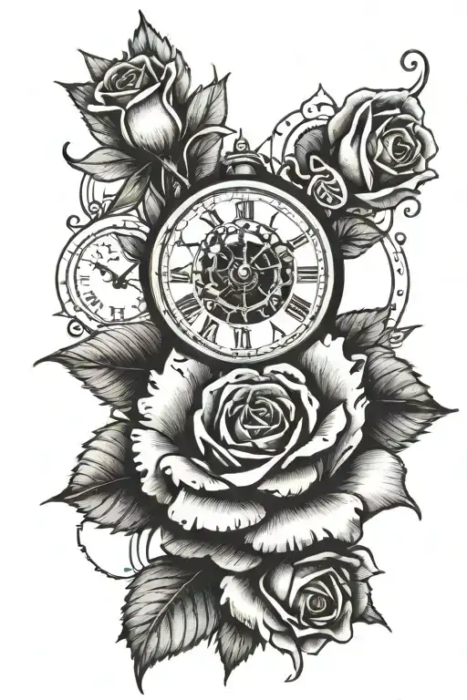 Rose Clock Eye