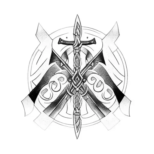 Axe Nordic Runes Odin