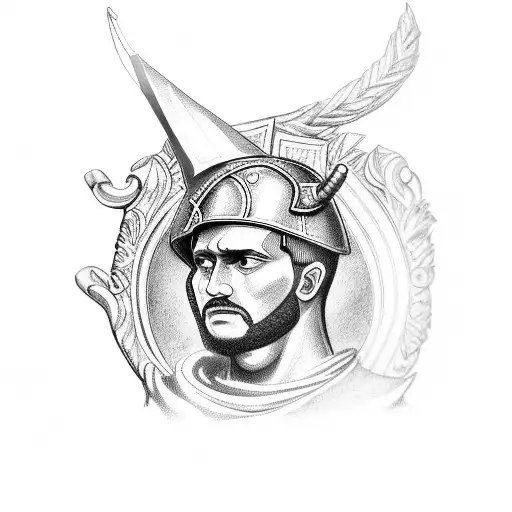 Roman Soldier For Forearm