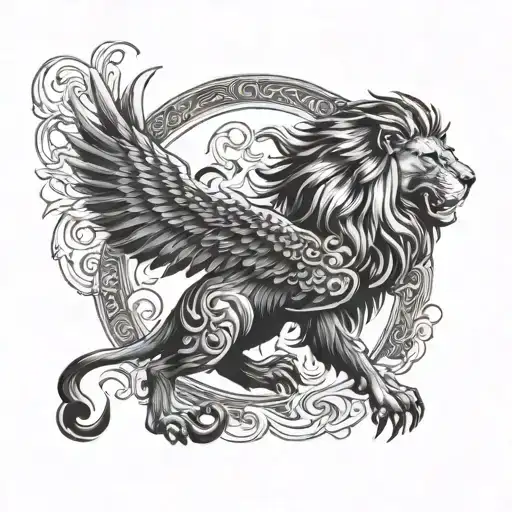 Phoenix And Lion