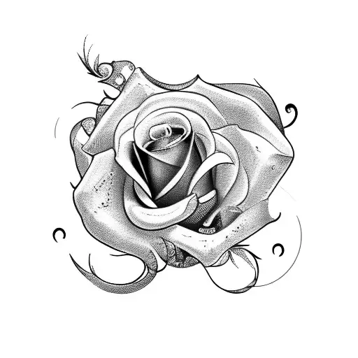 Create A Tattoo Design With The Letters G K C In A Portrait Position And Roses On The Background
