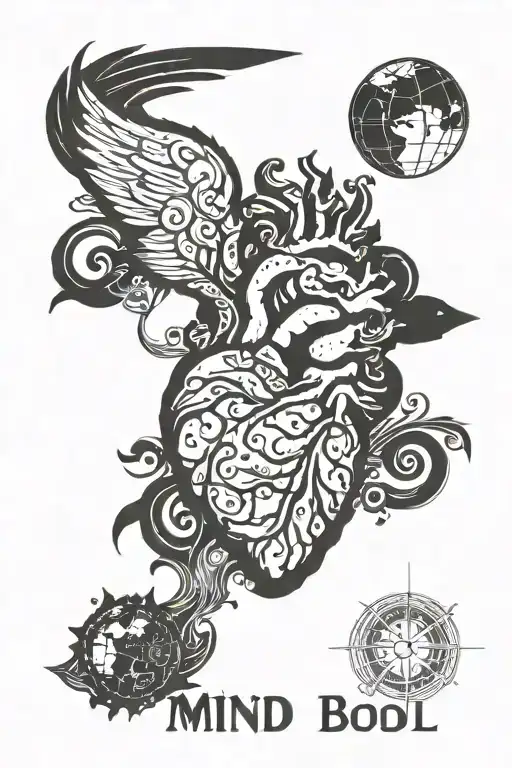 Heart Mind Body Soul Fall Raise Earth Big Bang Life Believe God Faith