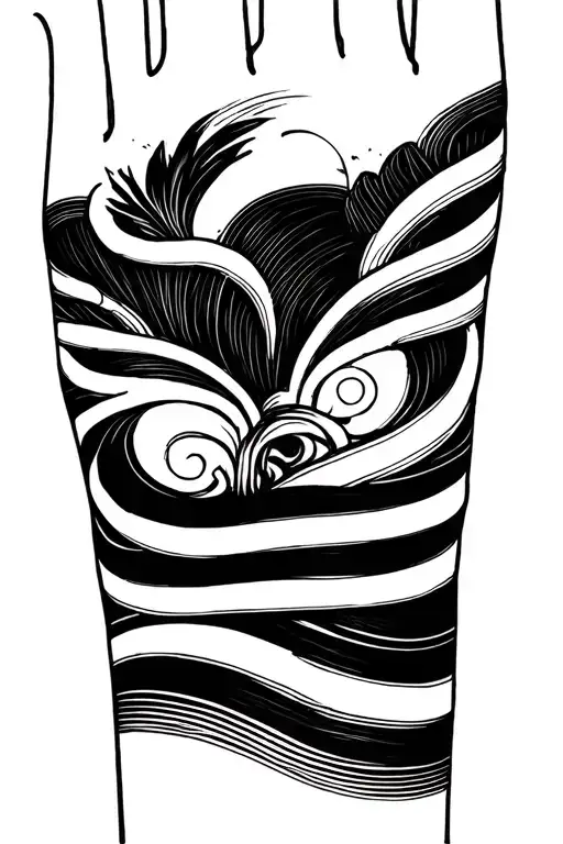 Sukuna Lines On Wrist