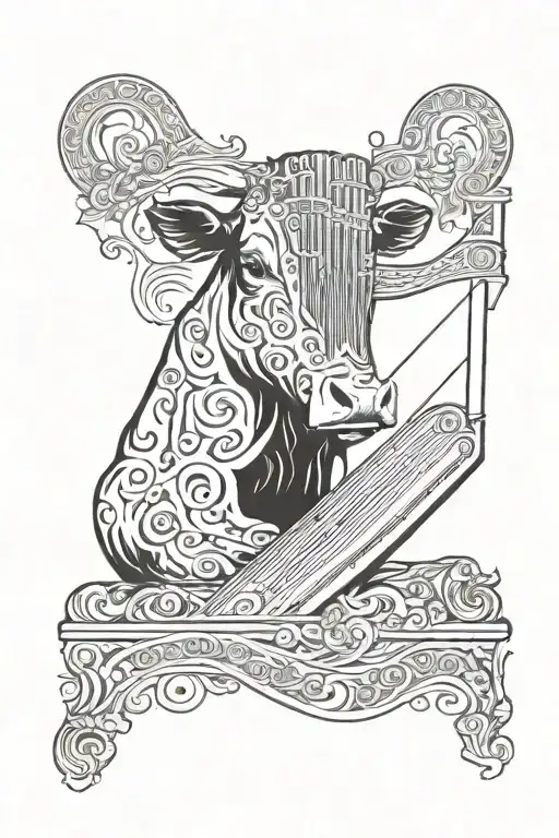 Black Cow Plays The Harp