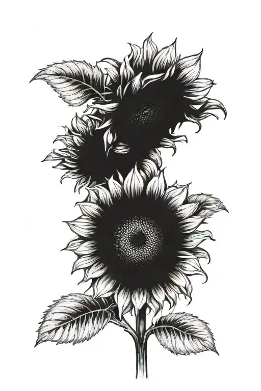 Puzzle Of Sunflower Field