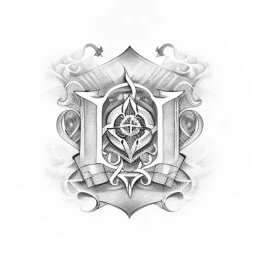 Roman Numeral On Ribbon