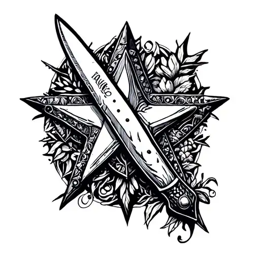 Knife And Star