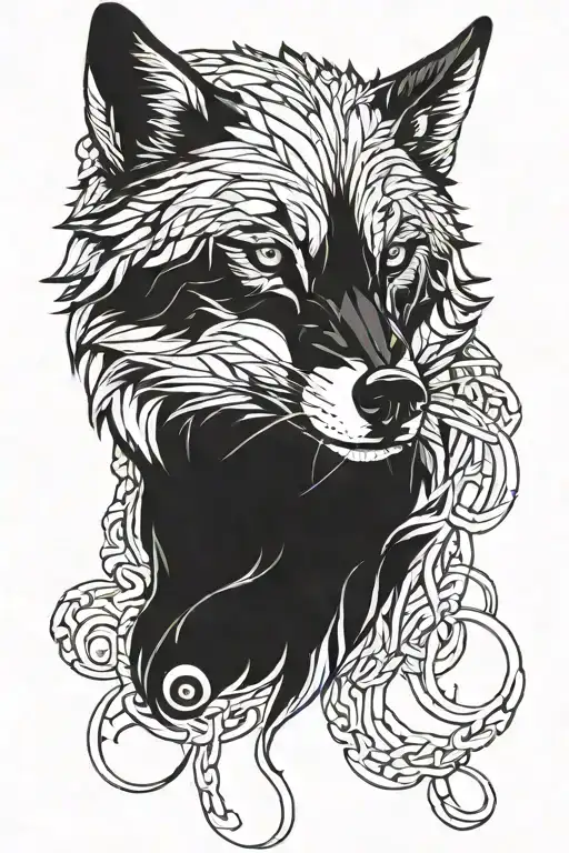 Wolf Chain Forming The Shape