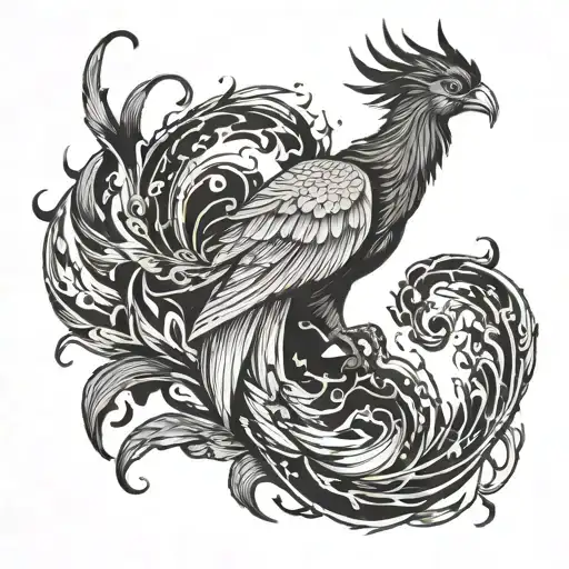 Phoenix Rising From The Ashes