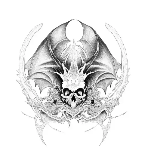 Dragon Skull Raven