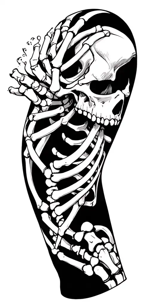 Skeleton Arm Sleeve