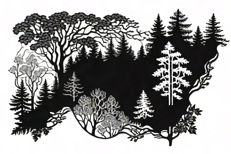 Forest Sillouette