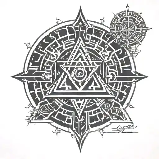 Cyber Sigil Hindu Temple