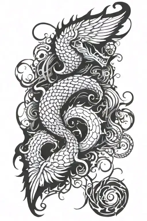 Very Dynamic Gargola Black Work