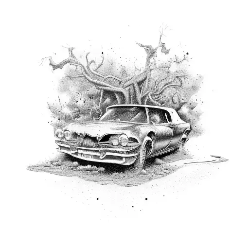 Car Crashimg In The Ditch