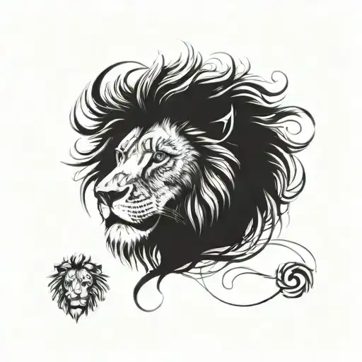 Face Half Lion And Half Myself I Prefer It's Thinking