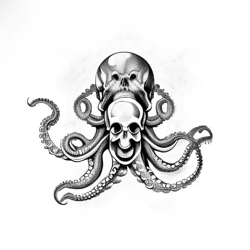 Octopus Skull Sleeve