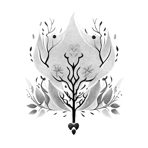 The Name Lena Fading Into An Love Branch With Black Olives