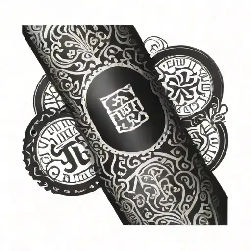 Roman Dates Right Forearm