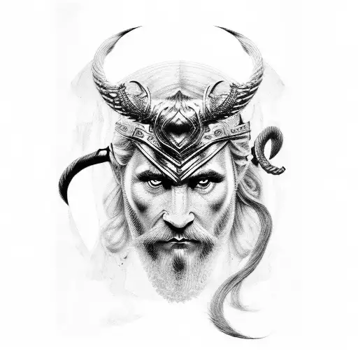 Odin E Thor Em Valhalla