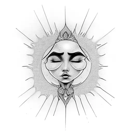 Female Body And Sun