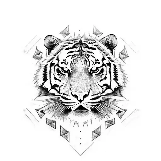 A Fierce Tiger With Daggers As Its Claws