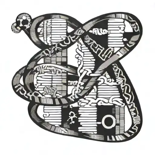 Dna Helix Made Of Money