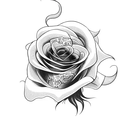 Rose Wrapped Around Snakes