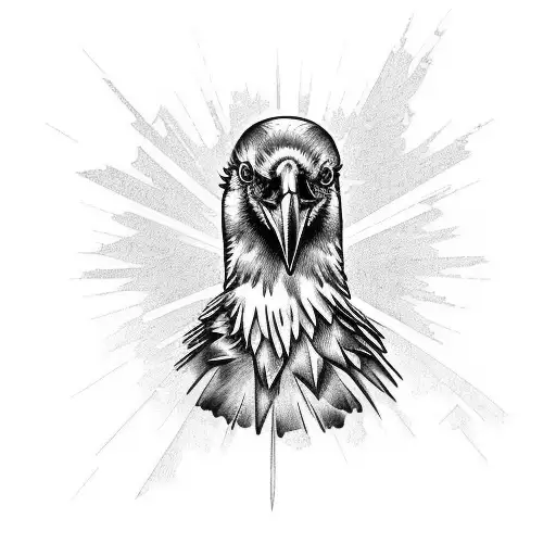 Raven Upper Right Back