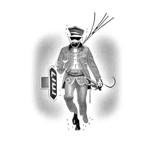 A Preakness And Jockey Club Street Sign With Frankie Beverly And Maze Symbol