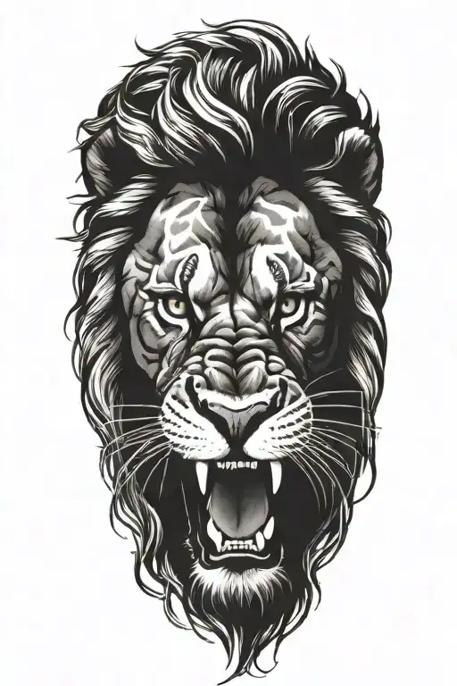 Roaring Lion Head