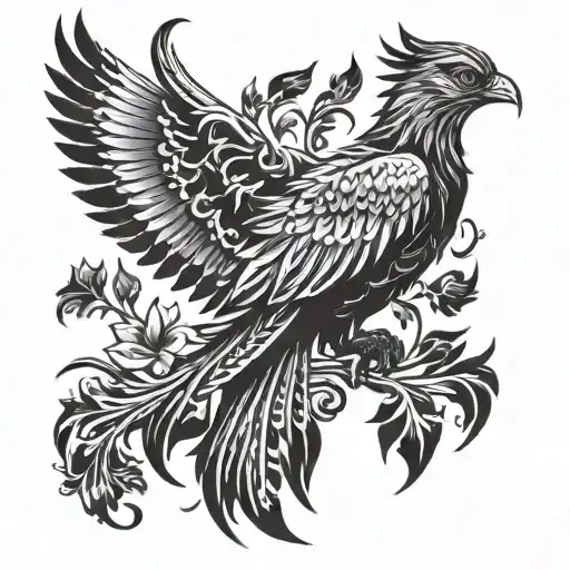 Phoenix Bird Sitting