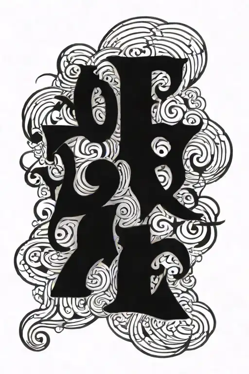 703 Distorted Lettering