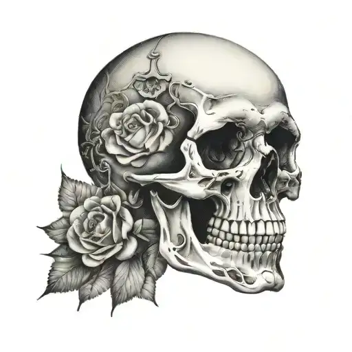 Realistic Easy Skull Soft Shading