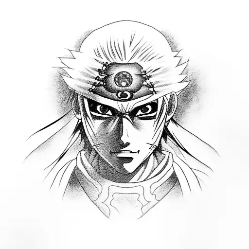 A Portrait Of Itachi With His Mangeki Sharingan Surrounded By Crows